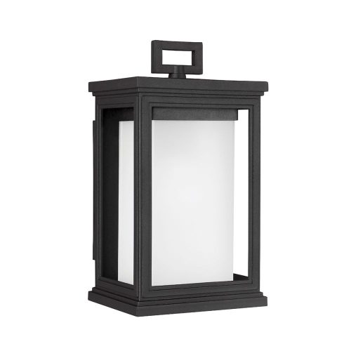 Elstead Roscoe black outdoor wall lamp