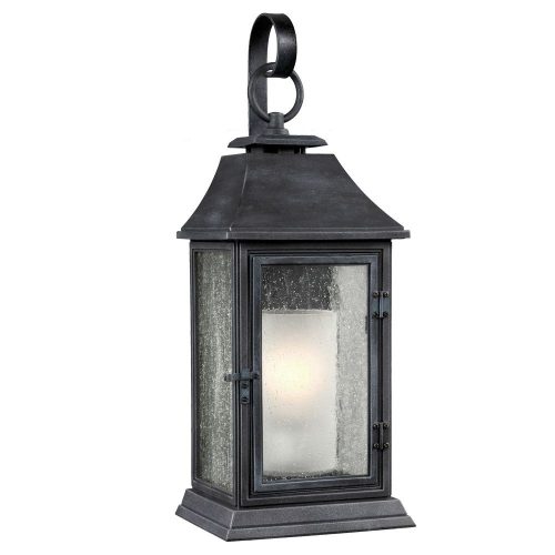 Elstead Shepherd black outdoor wall lamp