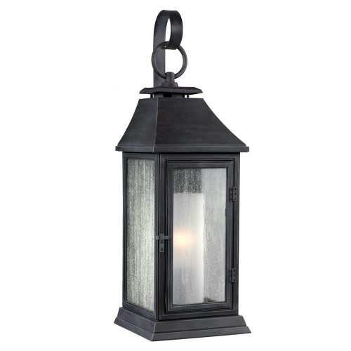 Elstead Shepherd black outdoor wall lamp