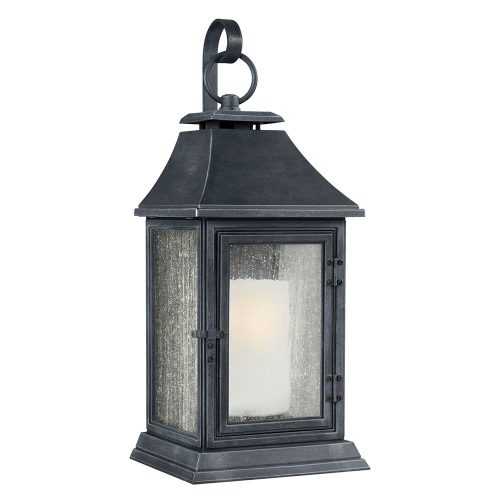 Elstead Shepherd black outdoor wall lamp