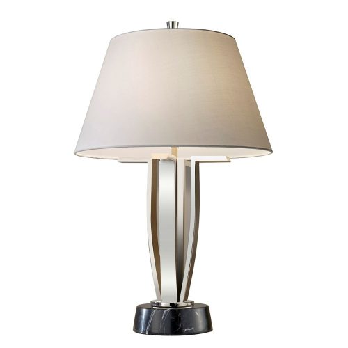 Elstead SILVERSHORE chrome table lamp