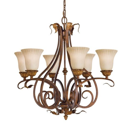 Elstead SONOMA VALLEY bronze chandelier