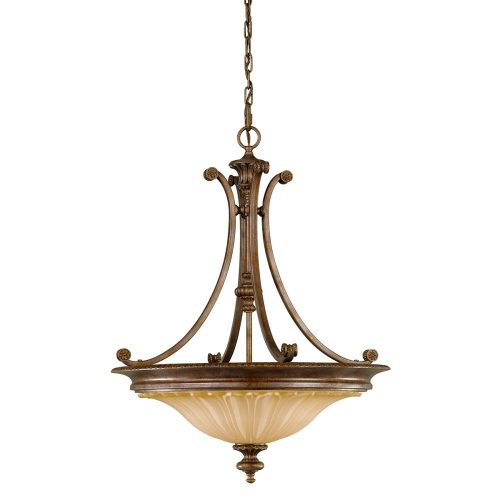 Elstead STIRLING CASTLE bronze chandelier