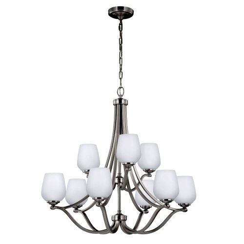 Elstead Vintner chrome chandelier