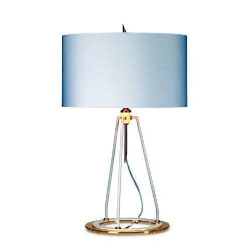 Elstead Ferrara white table lamp