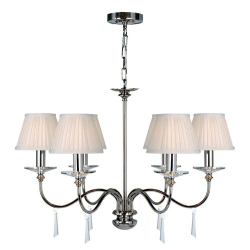 Elstead FINSBURY PARK chrome chandelier