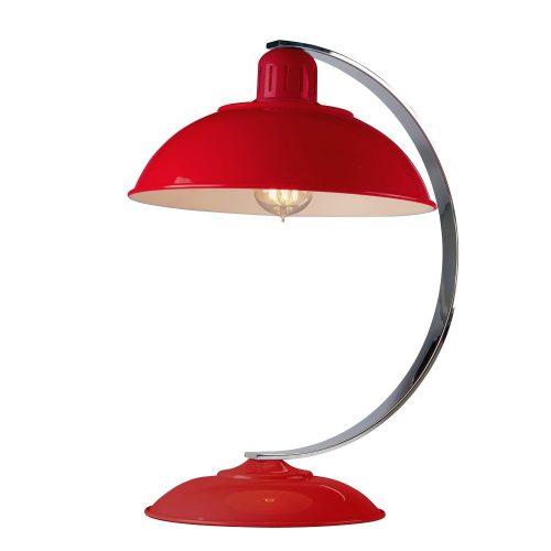 Elstead Franklin red table lamp