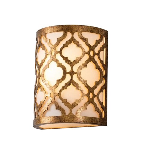 Elstead Arabella gold wall lamp