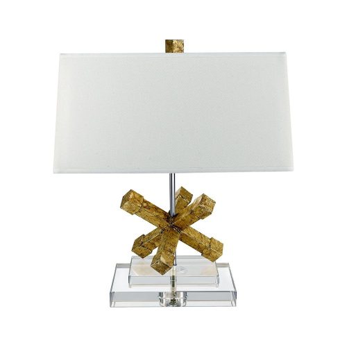 Elstead Jackson Square gold table lamp