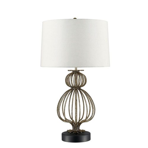 Elstead Lafitte silver table lamp