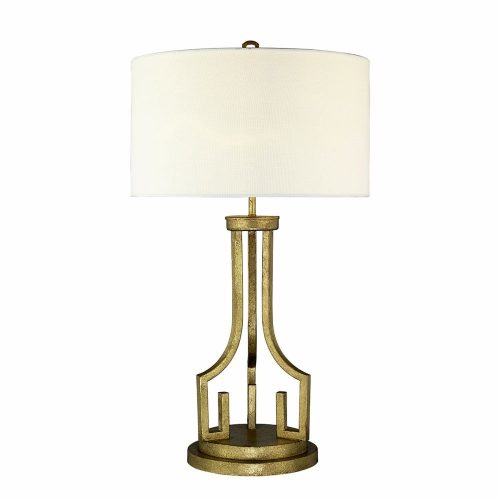 Elstead Lemuria gold table lamp