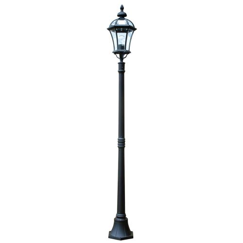 Elstead LEDBURY black outdoor floor lamp