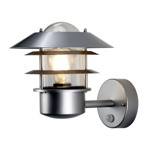 Elstead HELSINGÖR silver outdoor wall lamp