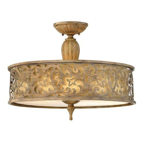 Elstead CARABEL bronze ceiling lamp