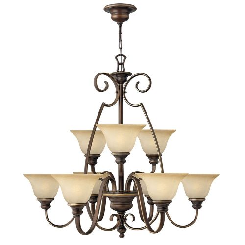 Elstead CELLO bronze chandelier