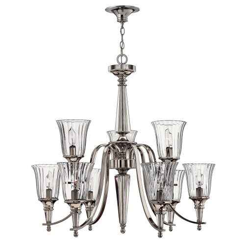 Elstead CHANDON chrome chandelier