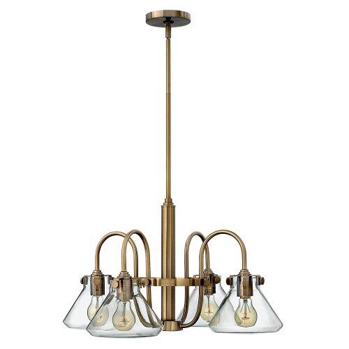 Elstead CONGRESS brown chandelier