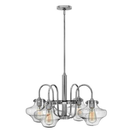 Elstead CONGRESS chrome chandelier