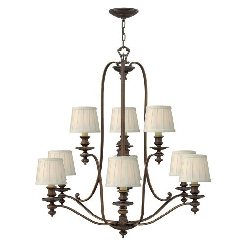 Elstead DUNHILL bronze chandelier