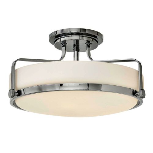 Elstead Harper chrome ceiling lamp