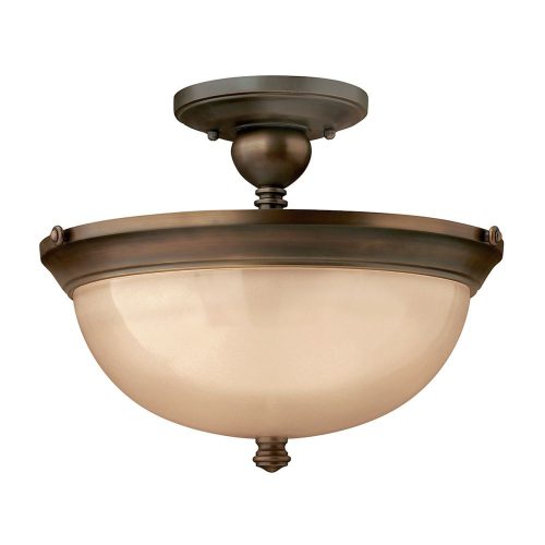 Elstead MAYFLOWER bronze ceiling lamp