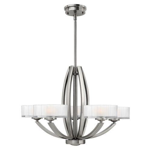 Elstead MERIDIAN chrome chandelier