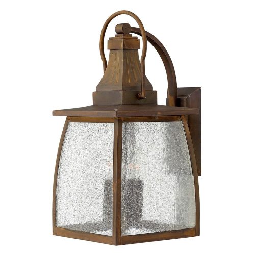 Elstead MONTAUK brown outdoor wall lamp