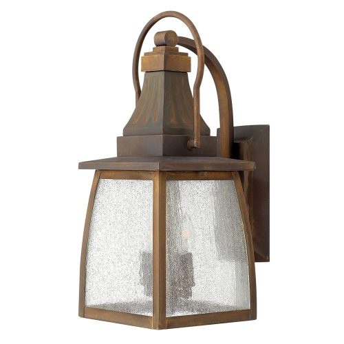 Elstead MONTAUK brown outdoor wall lamp