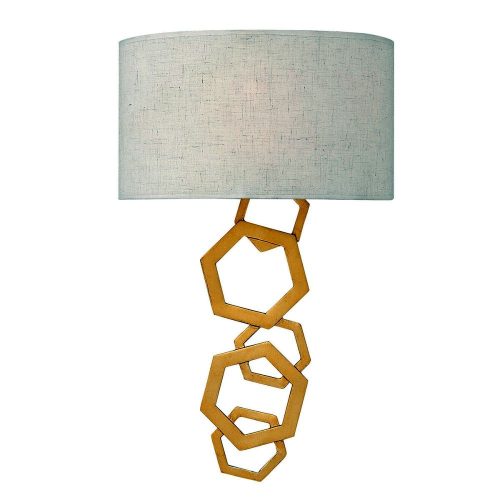 Elstead Moxie gold wall lamp