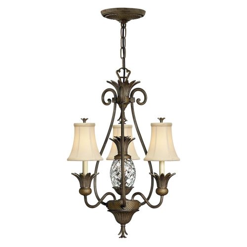 Elstead PLANTATION bronze chandelier