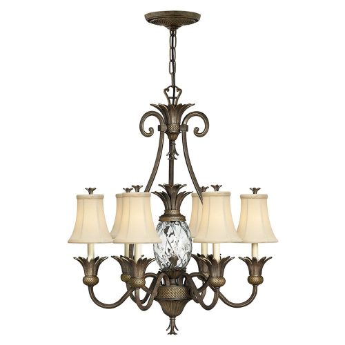 Elstead PLANTATION bronze chandelier