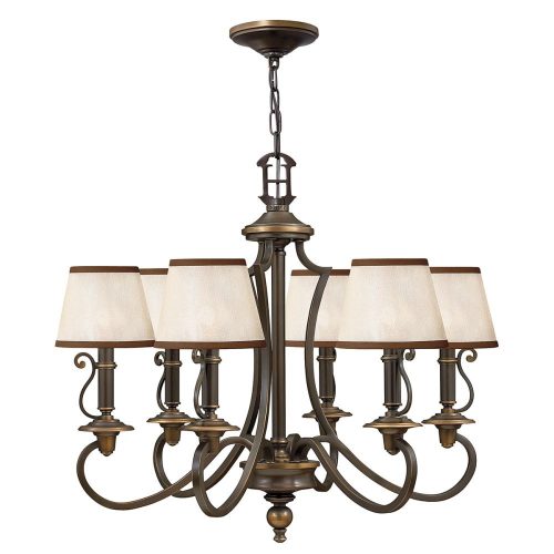 Elstead PLYMOUTH bronze chandelier