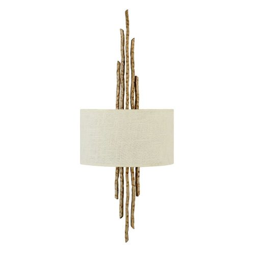 Elstead Spyre gold wall lamp