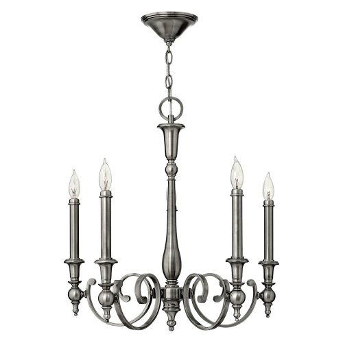 Elstead YORKTOWN chrome chandelier