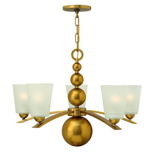 Elstead ZELDA copper chandelier