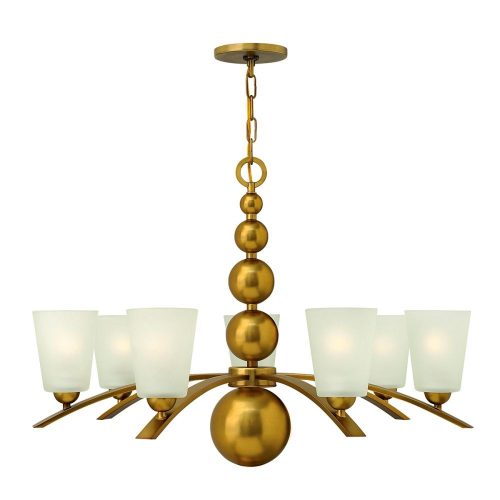 Elstead Zelda copper chandelier