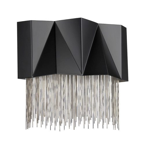 Elstead Zuma black wall lamp