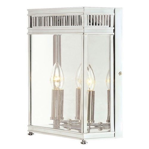 Elstead HOLBORN chrome outdoor wall lamp