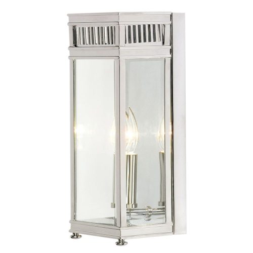 Elstead HOLBORN chrome outdoor wall lamp