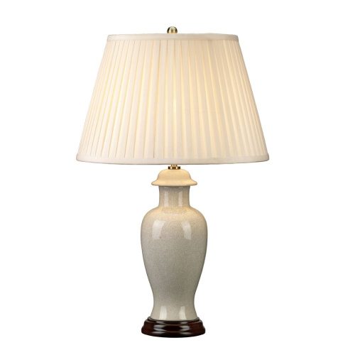 Elstead Ivory Crackle ivory table lamp