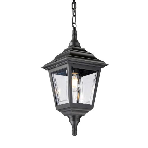 Elstead KERRY black outdoor pendant