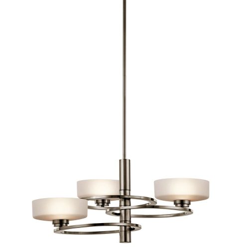 Elstead ALEEKA gray chandelier