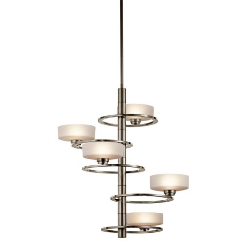 Elstead ALEEKA gray chandelier