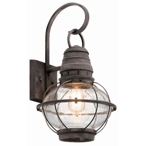 Elstead Bridge Point gray outdoor wall lamp