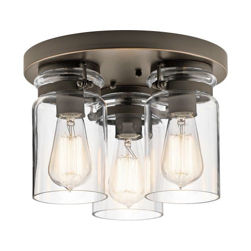 Elstead Brinley chrome ceiling lamp