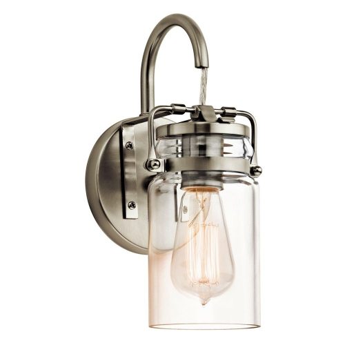 Elstead Brinley chrome wall lamp