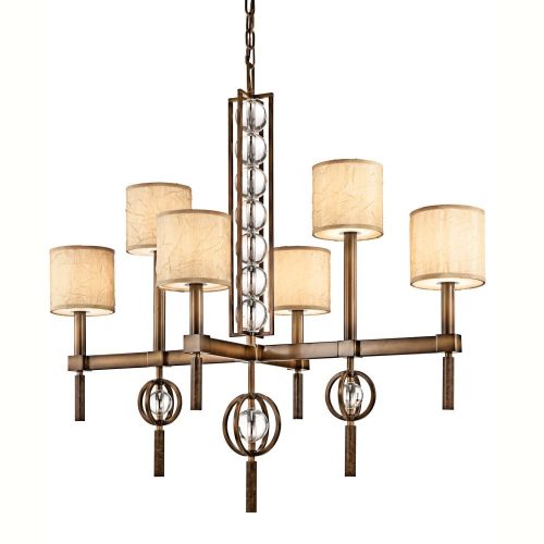 Elstead CELESTIAL bronze chandelier