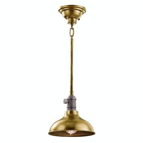 Elstead Cobson copper pendant