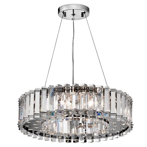 Elstead CRYSTAL SKYE chrome pendant