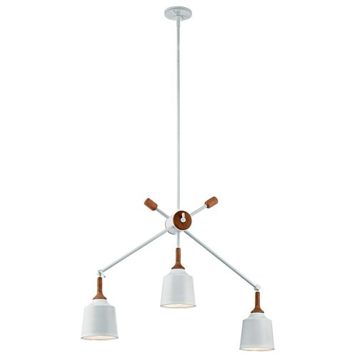 Elstead Danika white chandelier